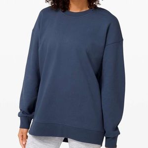 Lulu Crew Neck Cotton Sweatshirt